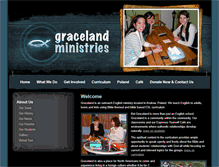 Tablet Screenshot of gracelandministries.com